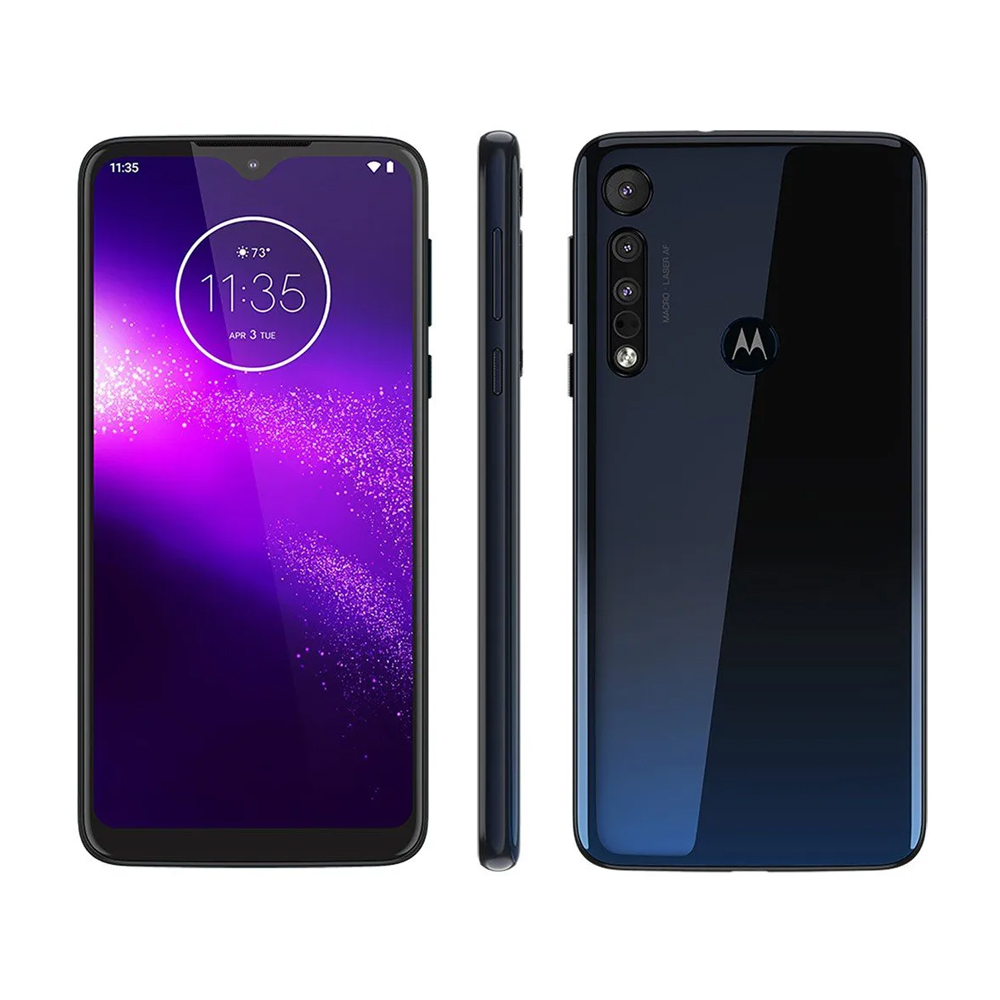 Motorola Moto One Macro 64GB - Azul Espacial